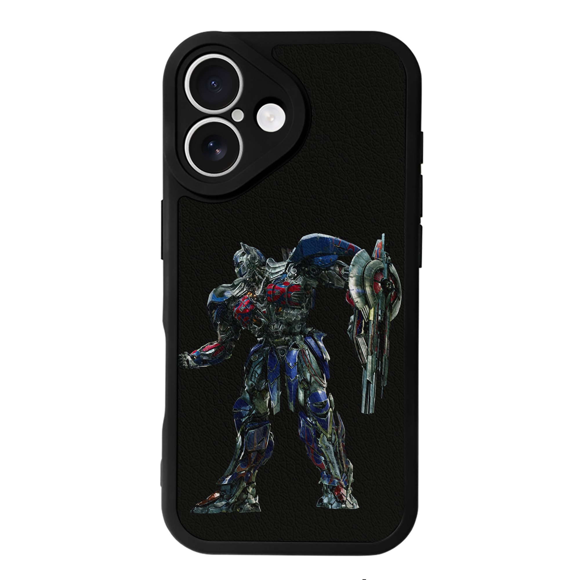 （画像用） Transformers トランスフォーマー 【iPhone 16シリーズ対応】シリコンスマホケース（レザー調） 材質：シリコン